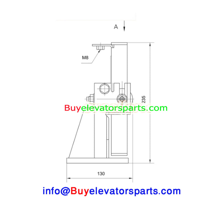 Otis - Elevator Sliding Guide Shoe