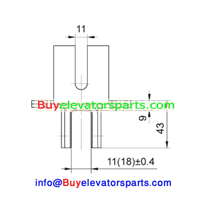 Elevator Sliding Guide Shoe