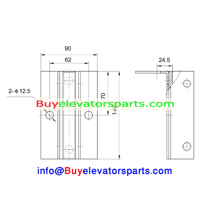 Elevator Sliding Guide Shoe