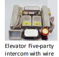 Elevator Five-party Intercom With Wire