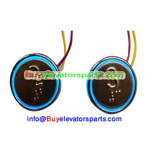 Otis - Elevator push button with braille