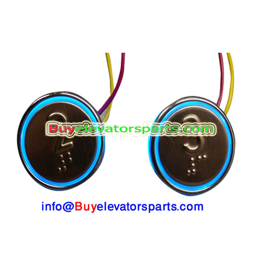 Otis - Elevator push button with braille