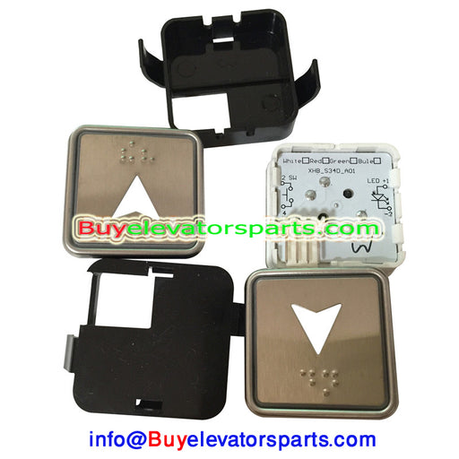 Otis - Elevator push button with braille