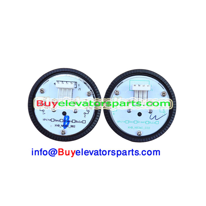 Otis - Elevator push button with braille