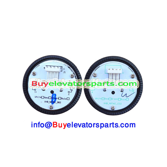 Otis - Elevator push button with braille