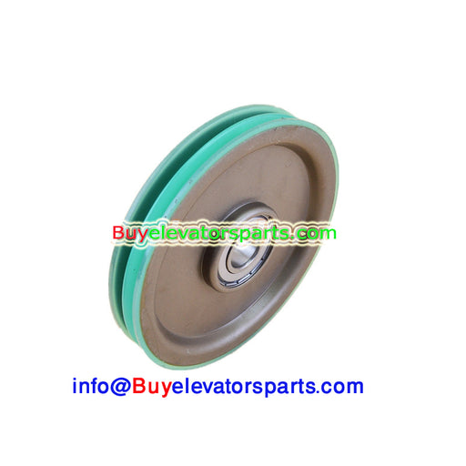 Otis - Elevator steel wire rope roller double groove