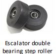 Escalator Double Bearing Step Roller