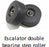 Escalator Double Bearing Step Roller