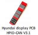 Hyundai Display PCB HPID-CAN V3.1