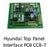 Hyundai Top Panel Interface PCB CCB-7
