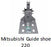 Mitsubishi Guide Shoe 220