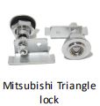 Mitsubishi Triangle Lock