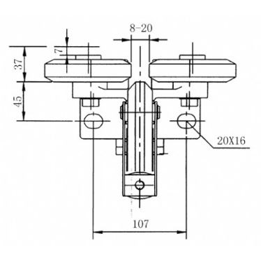 R3 Roller guide shoe