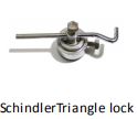 Schindler Triangle Lock