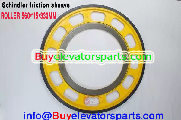 Schindler friction sheave