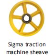 Sigma Traction MAchine Sheave