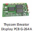 Thyssen Elevator Display PCB G-264 A