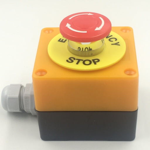 stop button switch box