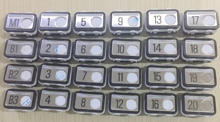 schindler elevator button, customized as clients' request