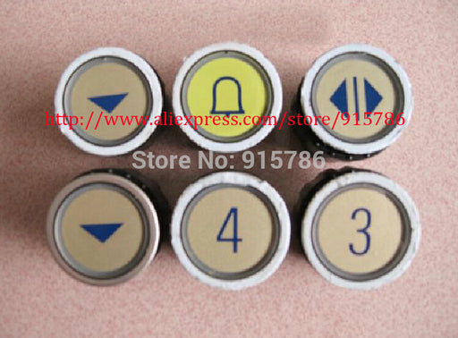Free shipping Elevator buttons / for Schindler D-type radio button / M-shaped elevator buttons round - Elevators spare parts 