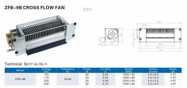 Elevator ventilation fan - Elevators spare parts 