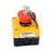 Mushroom head elevator emergency stop button switch with key box   1NC power emergency switch