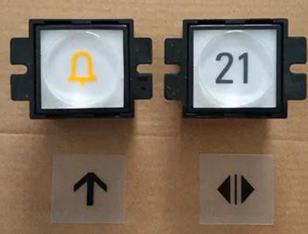 Elevator Push button AL-POB Lift parts 58*35mm - Elevators spare parts 