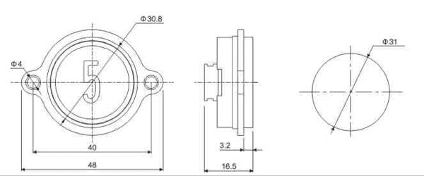 KONE button KDS300 - Elevators spare parts 