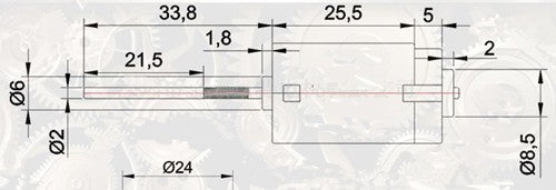 Length Elevator Parts 33.8MM Axial
