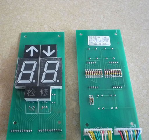 Elevator accessories display board - Elevators spare parts 