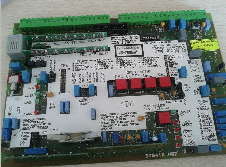 Elevator parts PCB KM376409G01