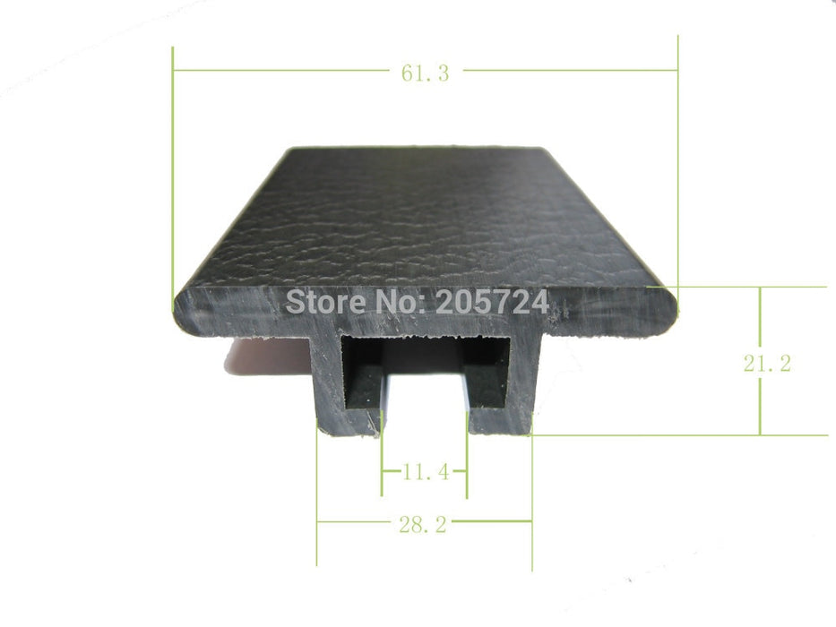 Escalator handrail guide rail