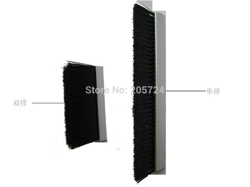 Escalator safety brush