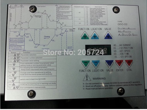 Door controller GDO-D2 - Elevators spare parts 
