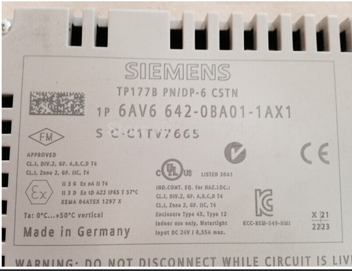 PLC 6AV6 642-0BA01-1AX1
