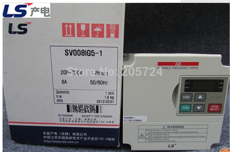Inverter SV008IG5-1 0.75KW