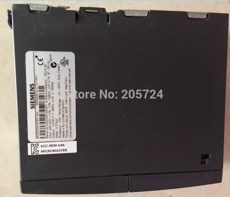 Inverter 6SE6440-2CU13-7AA1