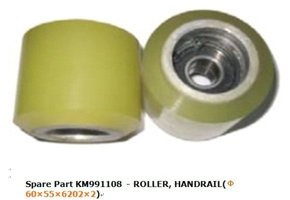 Escalator handrail roller 60x55x6202x2