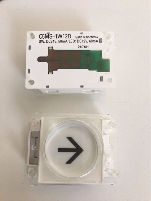 Mitsu elevator push button C5MS-1W12D